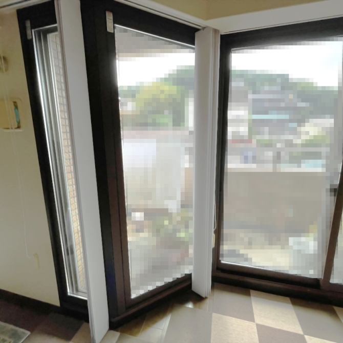 京都市 東山区 N様邸 こんな窓にも内窓を付けられる?